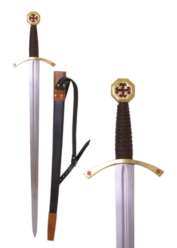 Schwert der Tempelrtter mit Scheide